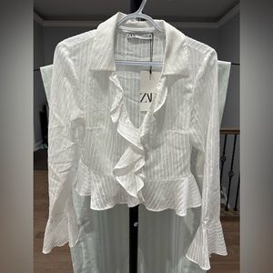 Zara see through top